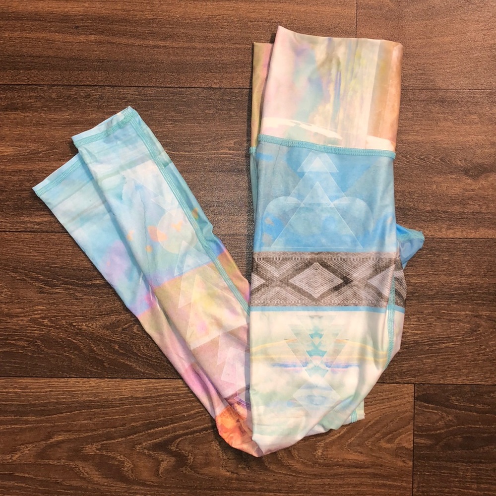 Colorful yoga pants